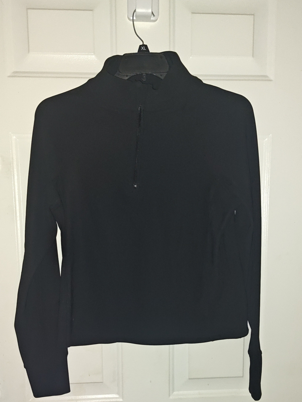 VOGO Athletica Black Quarter-Zip Long Sleeve Top